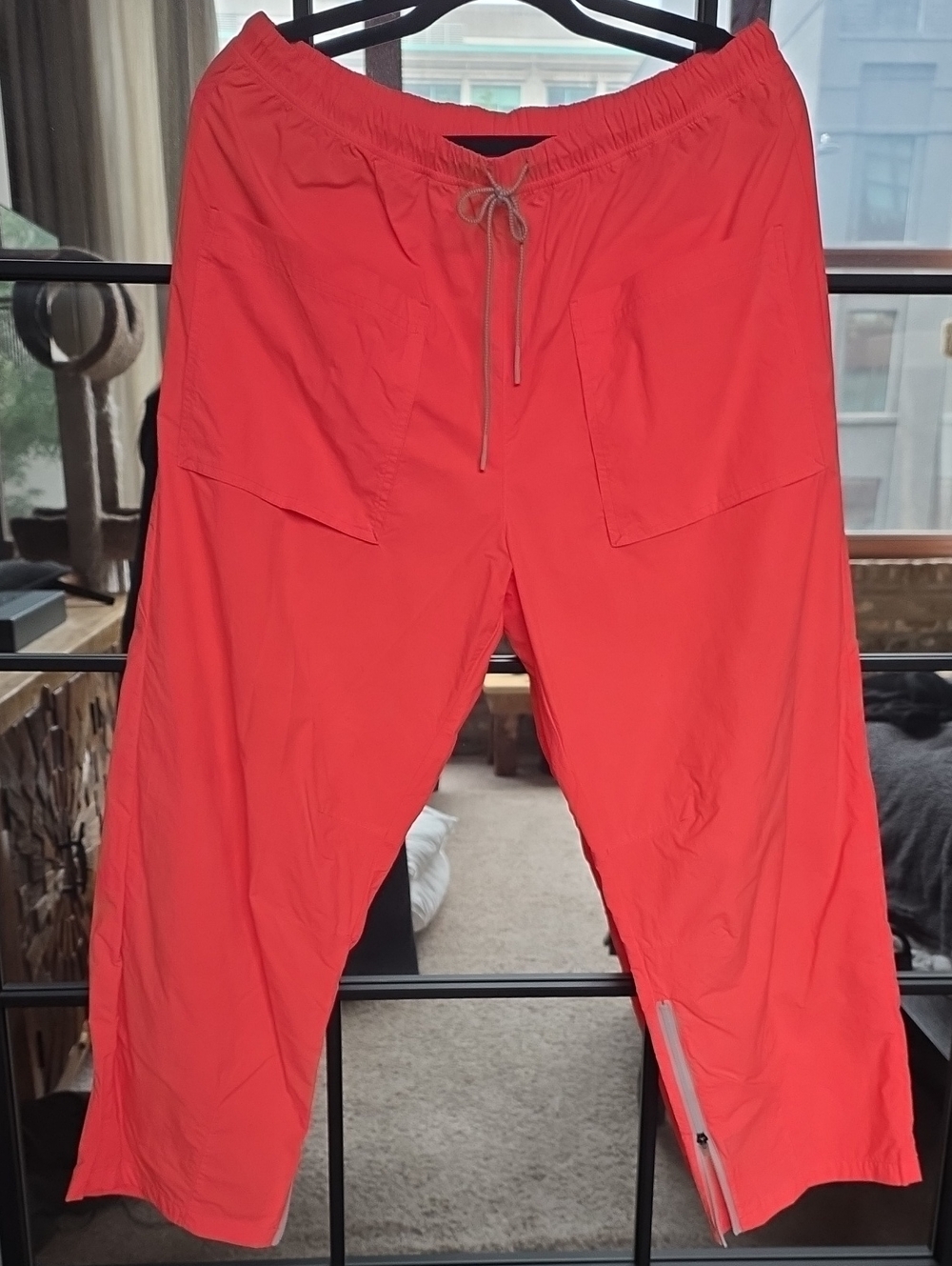 Free People Coral Drawstring Nylon Pants